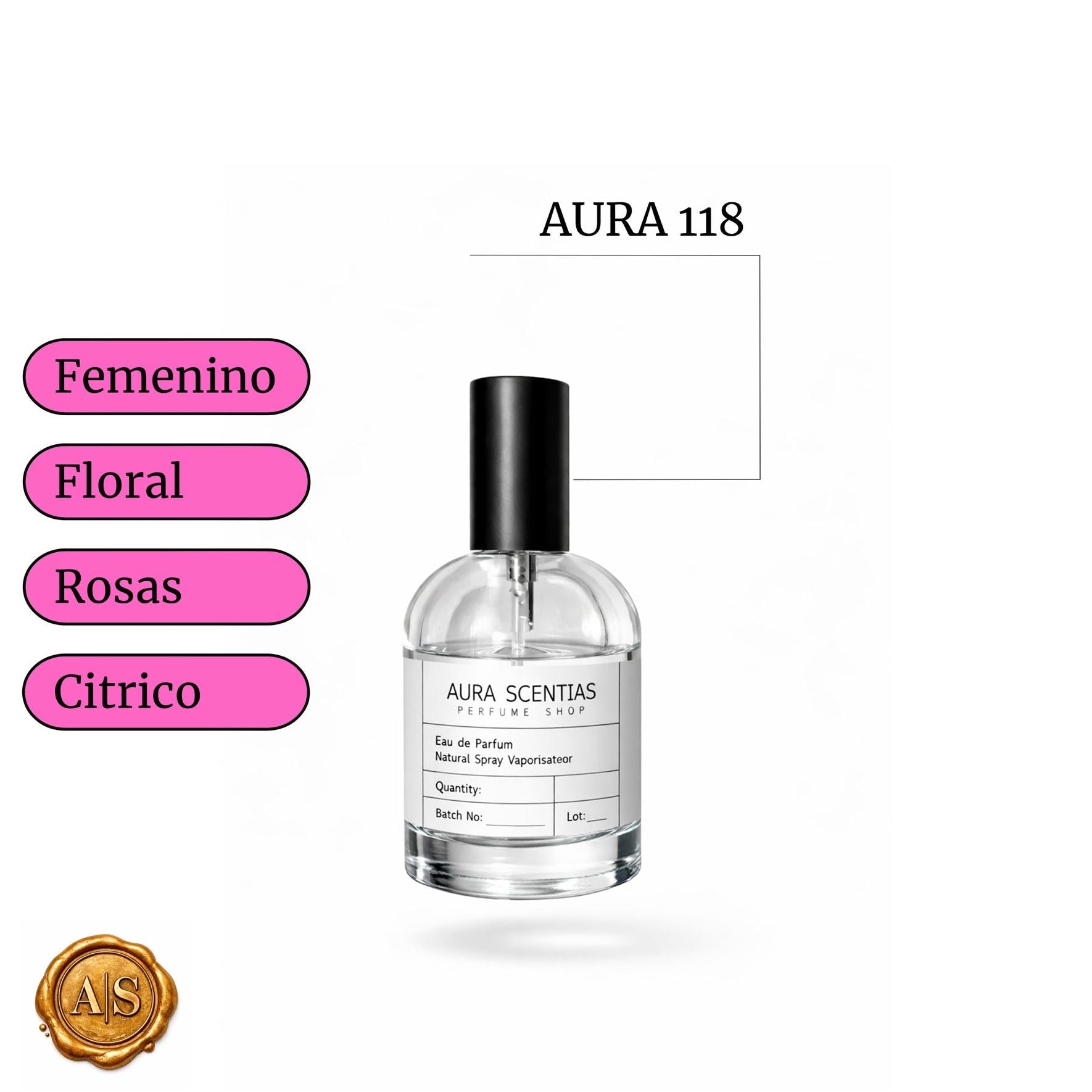 Aura 118 - Recuerda a Agua Fresca de Rosas de Adolfo Dominguez